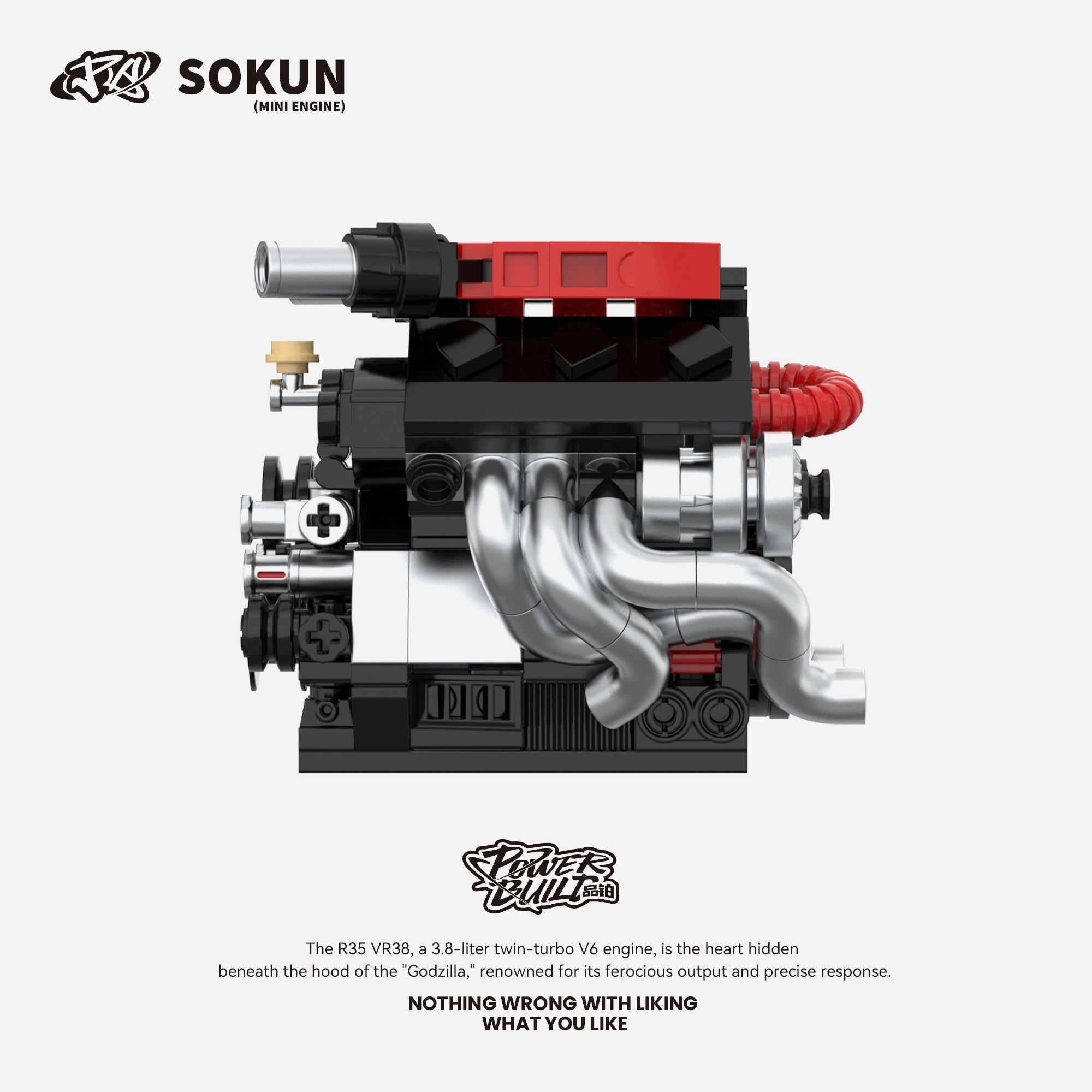 R35 VR38 Mini Engine