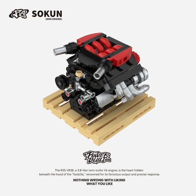 R35 VR38 Mini Engine