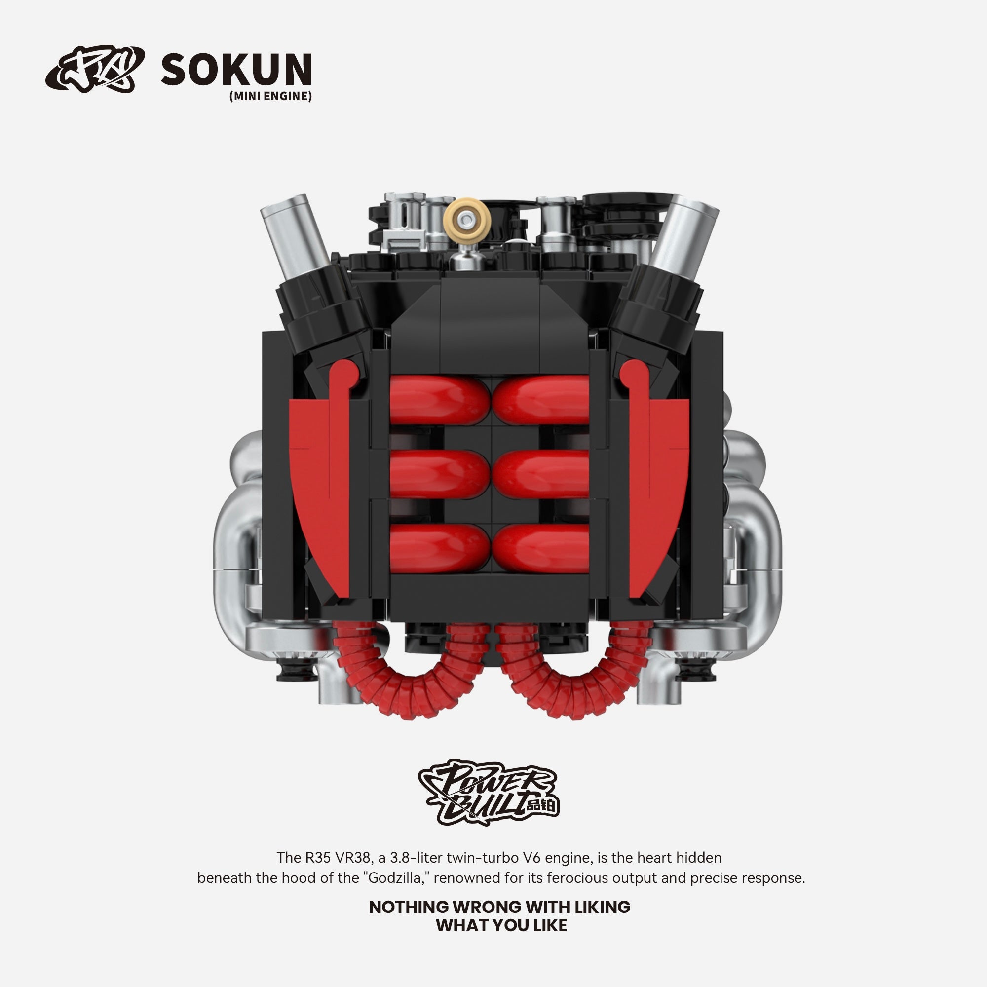 R35 VR38 Mini Engine