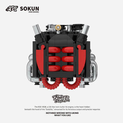 R35 VR38 Mini Engine